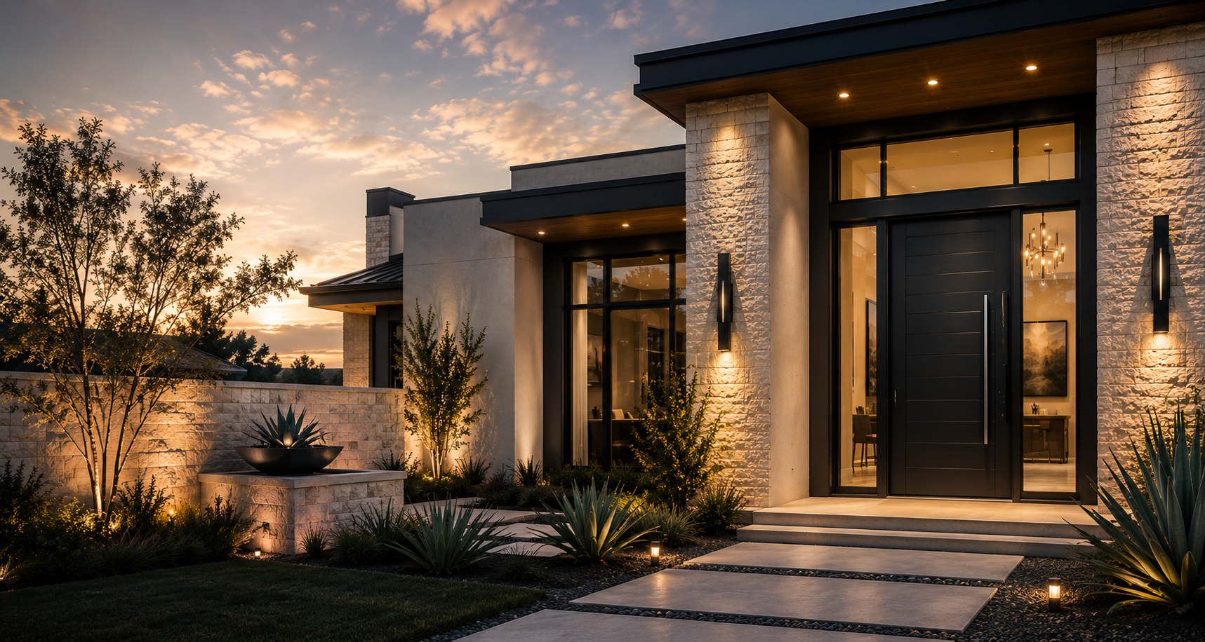 Grand Houston luxury custom doors — estate entry collection